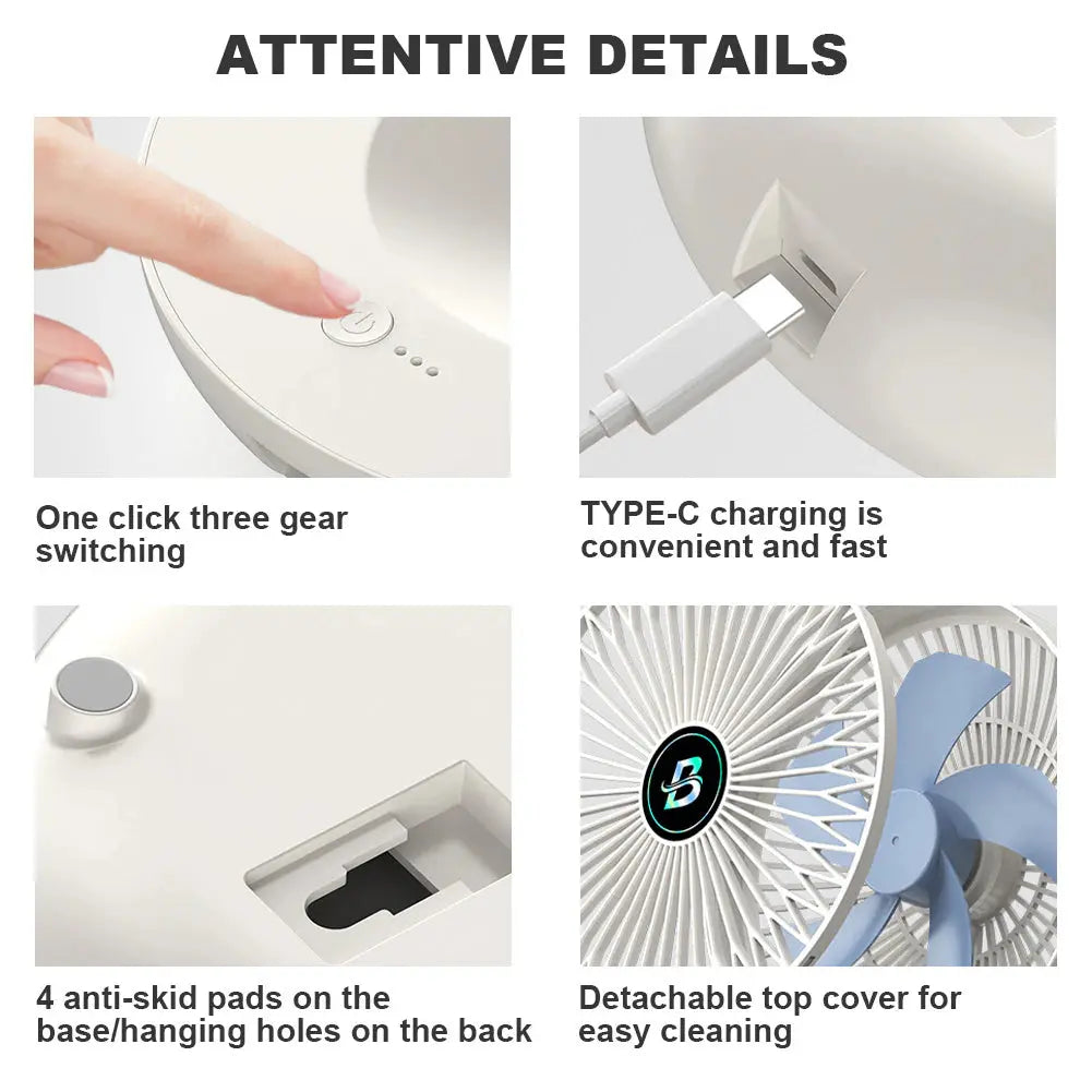 BreezeFlex - Instant Cool Air Anywhere with Quiet, Portable Comfort