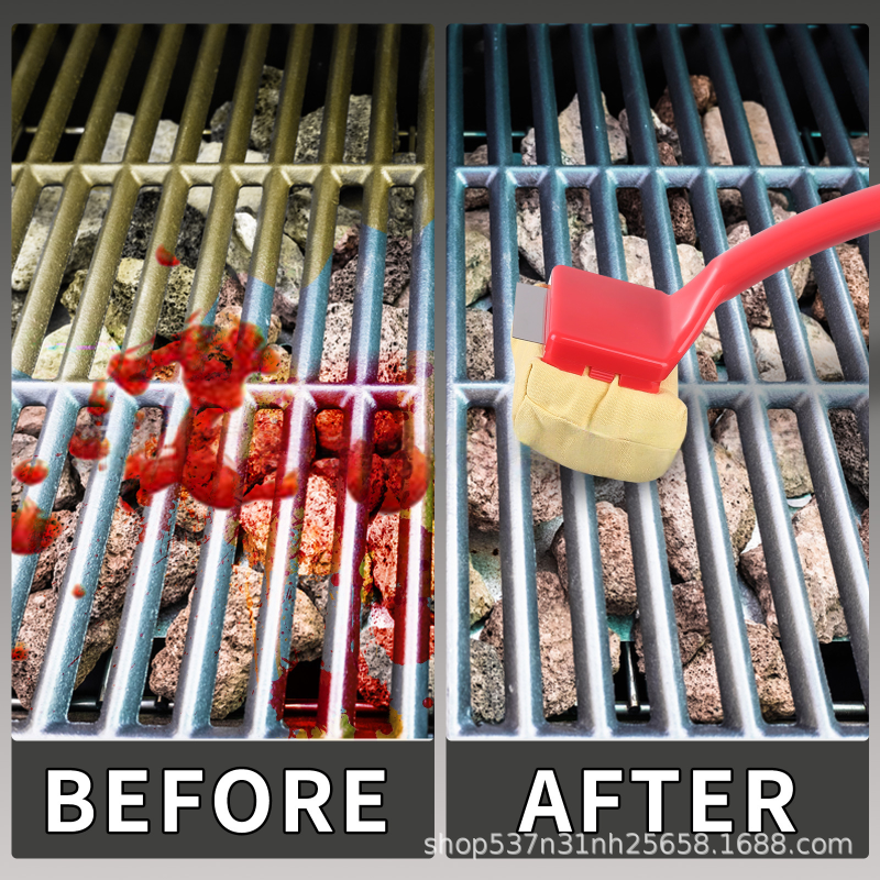 GrillGuard™ - Safe Wire-Free Grill Cleaning Brush