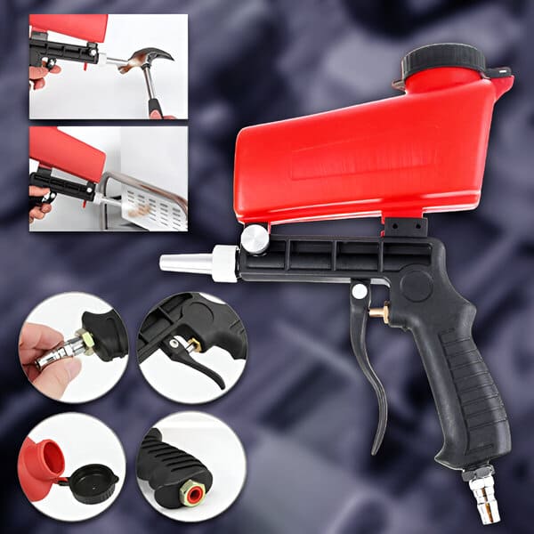 EvoBlast™ - Multi-Purpose Sandblasting Gun for Rust & Surface Cleaning