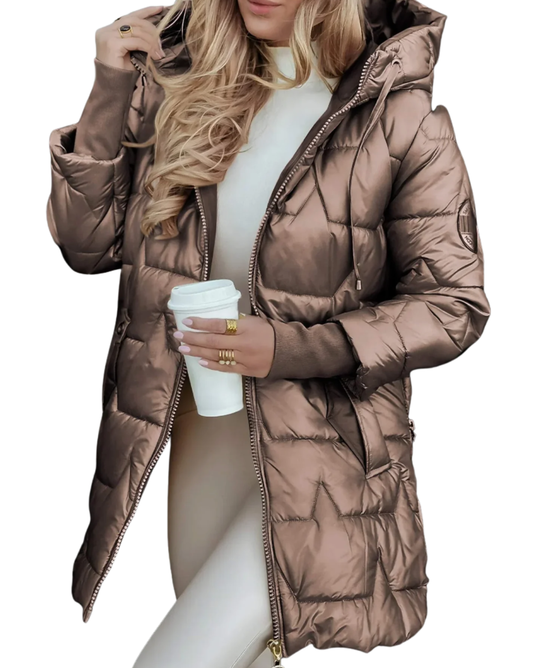 Cozy Quilted Hooded Jacket for Effortless Style