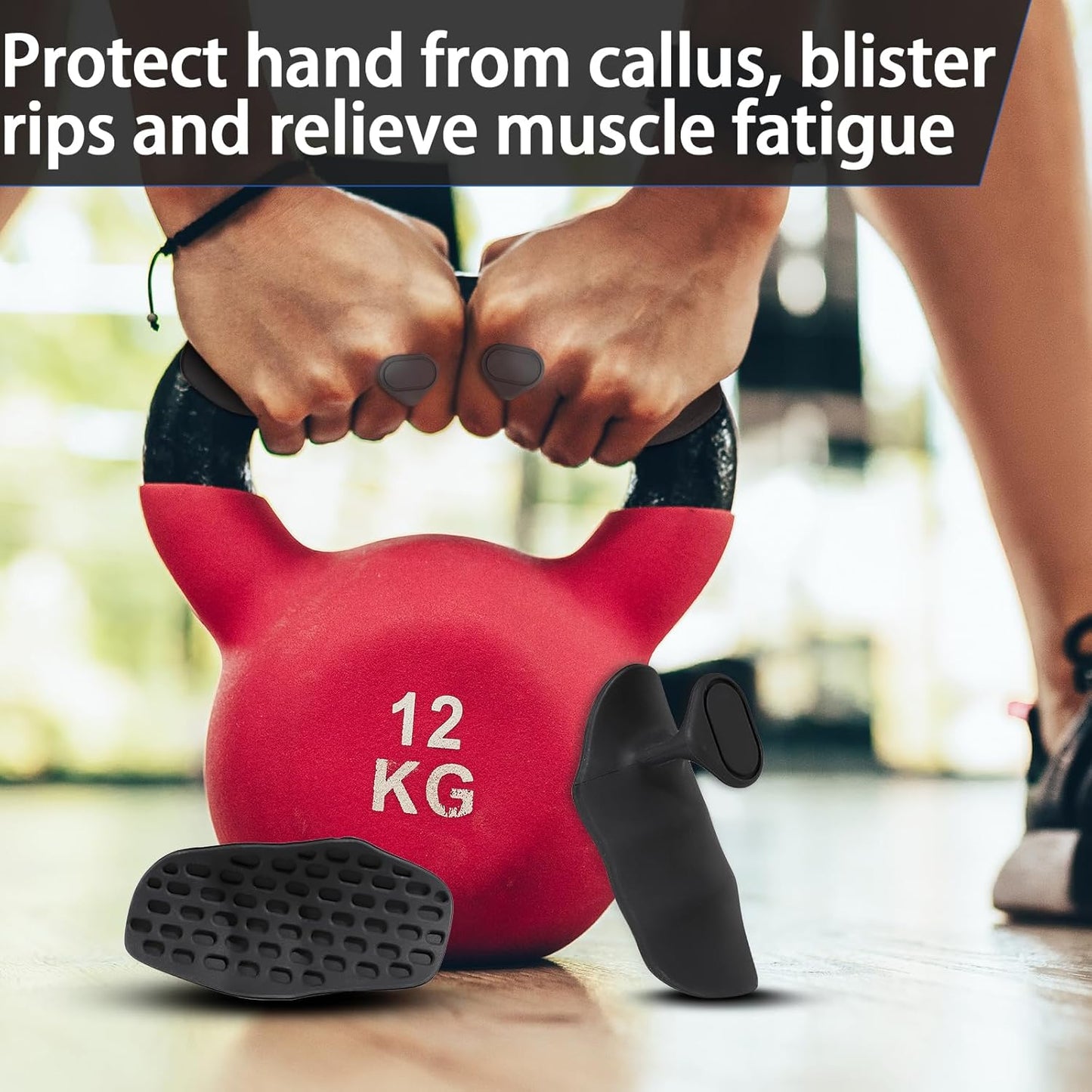 Anti-Slip Workout Grips for Weightlifting and Fitness