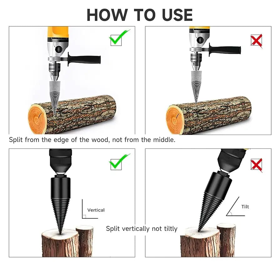 DrillSplit™ - Carbon Steel Drill Bit Splitter for Easy Use