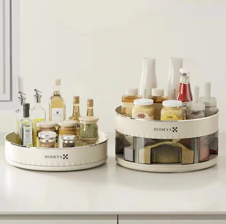 SpiceSphere™ - 360° Rotating Kitchen Organizer