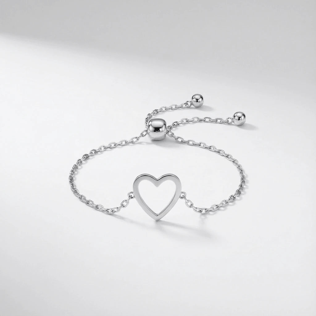 HeartLink - Keep Your Loved One Close with Matching Heart Bracelets