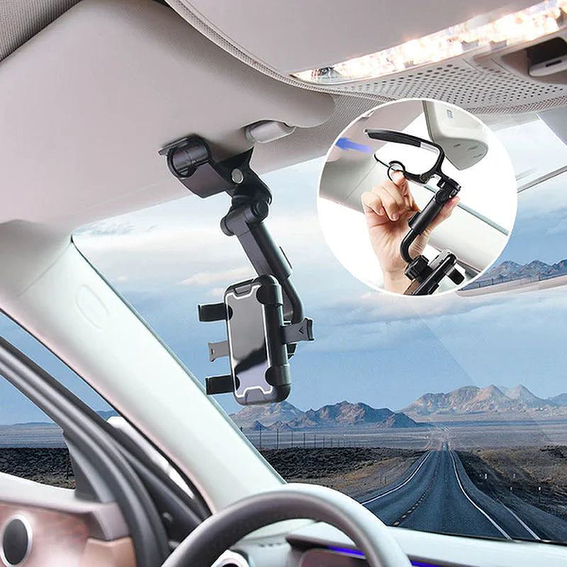 DriveEase™ - Multifunctional Car Dashboard Phone Mount Holder