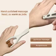 Acupressure Finger Massager – Hand Pain Relief Tool with Bian Stone
