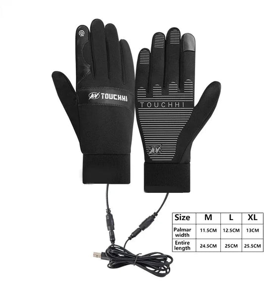 ThermaGlide™ - USB Heated Waterproof Touchscreen Gloves
