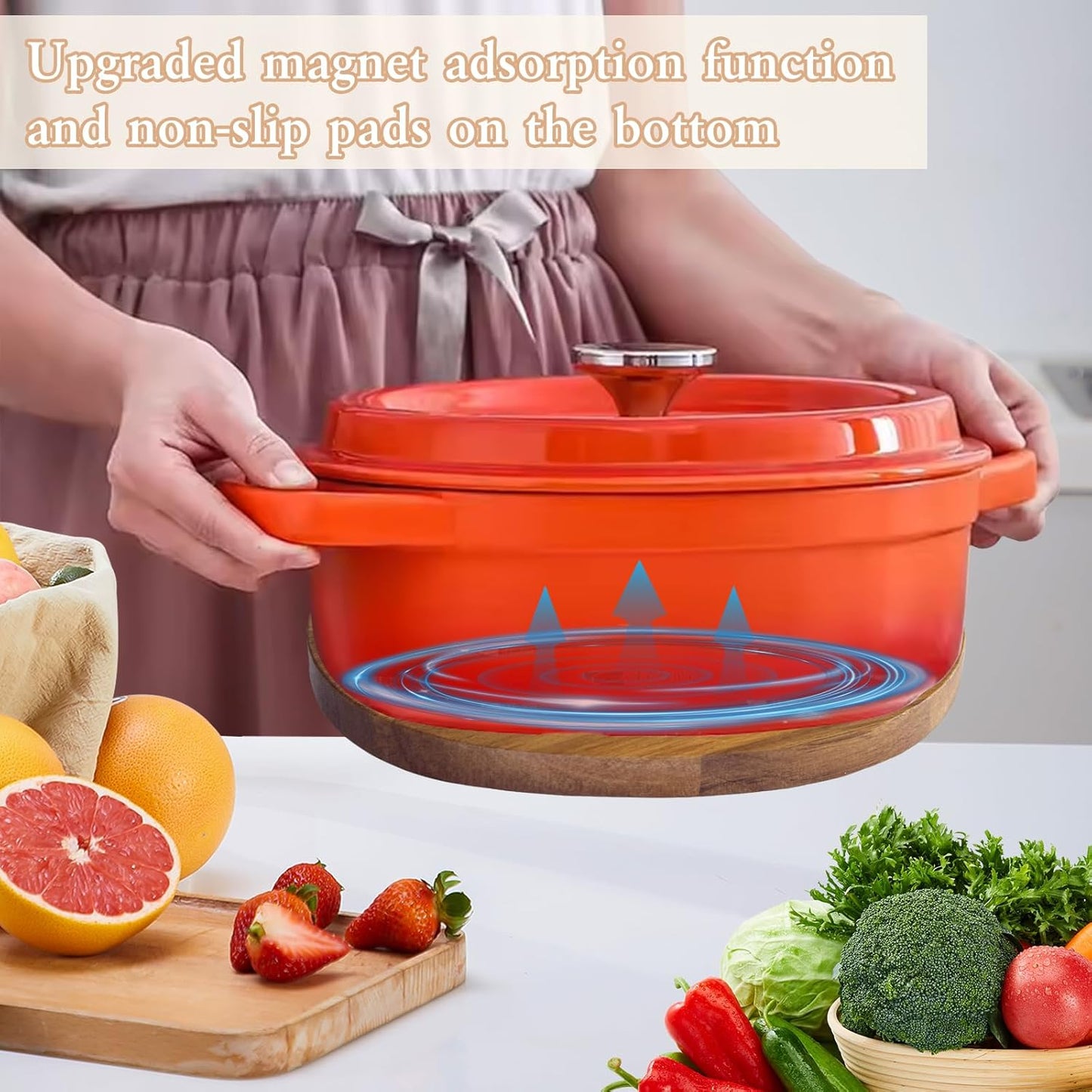 MagniWood™ - Stylish Magnetic Wooden Coasters for Home Decor