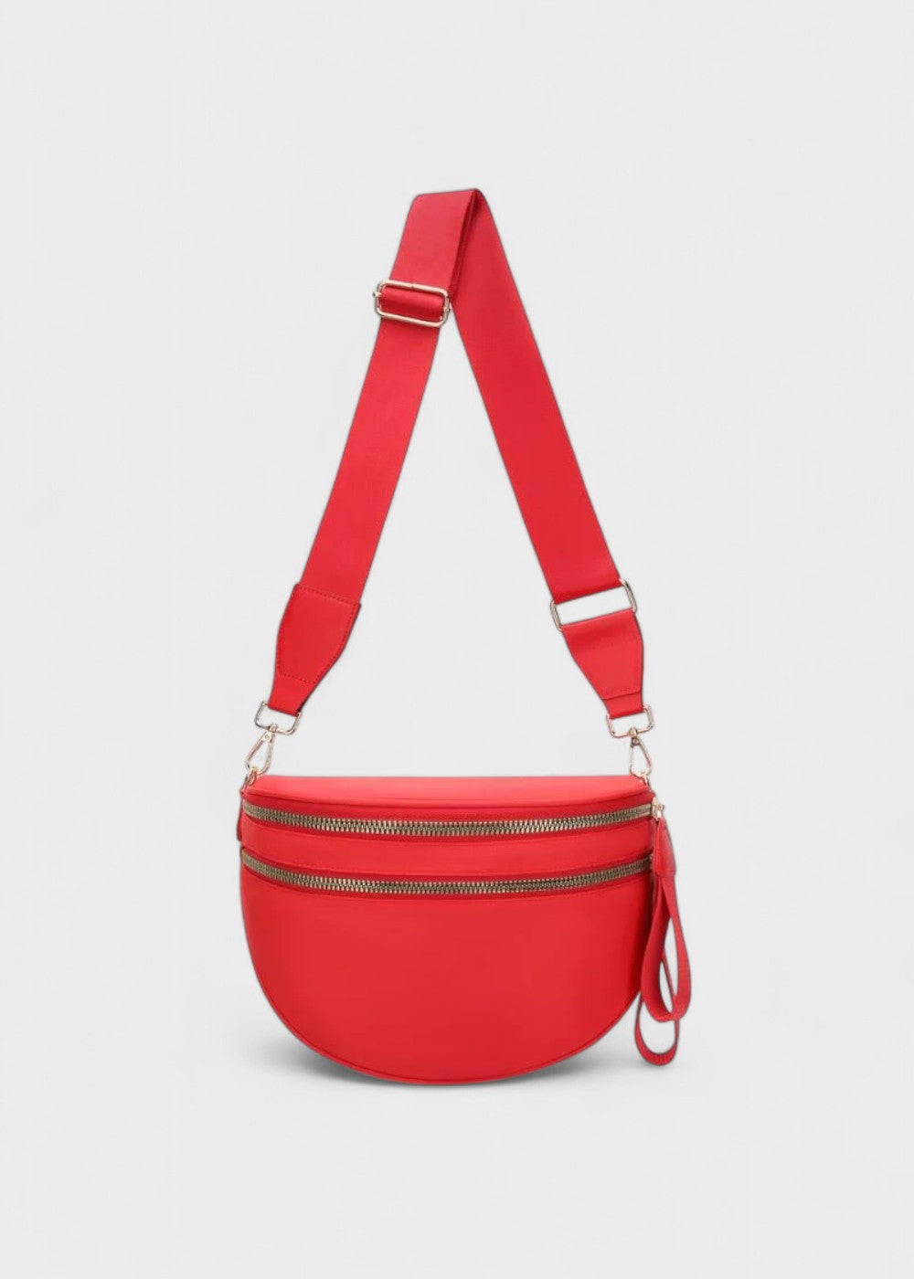 Sleek Leather Bum Bag for Hands-Free Style
