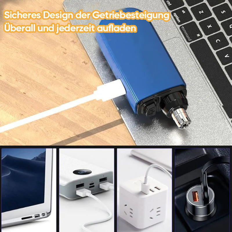 Compact Portable Nose Hair Trimmer for Easy Grooming On-The-Go