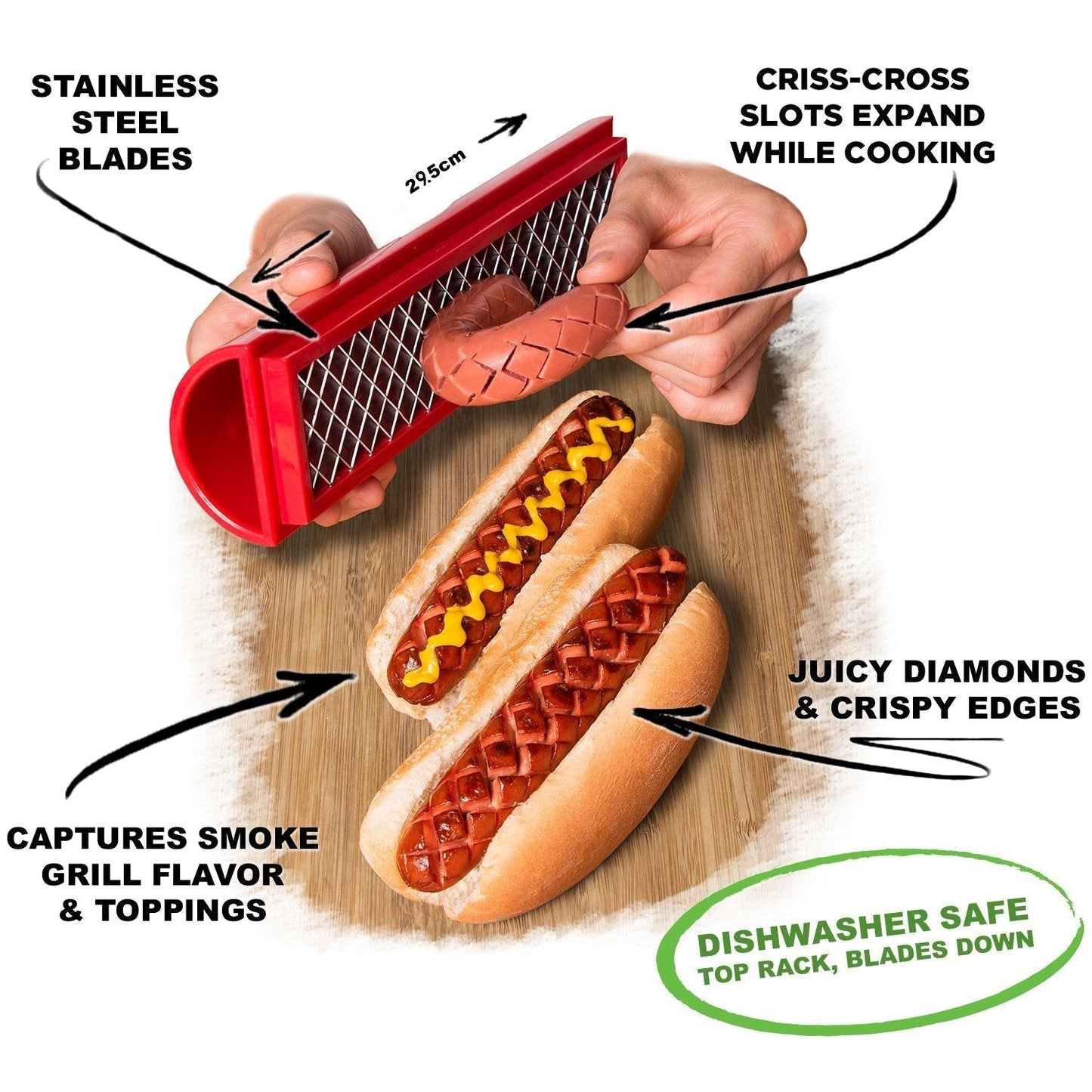 WienerDinner™ - Quick Crisp Hot Dog Maker