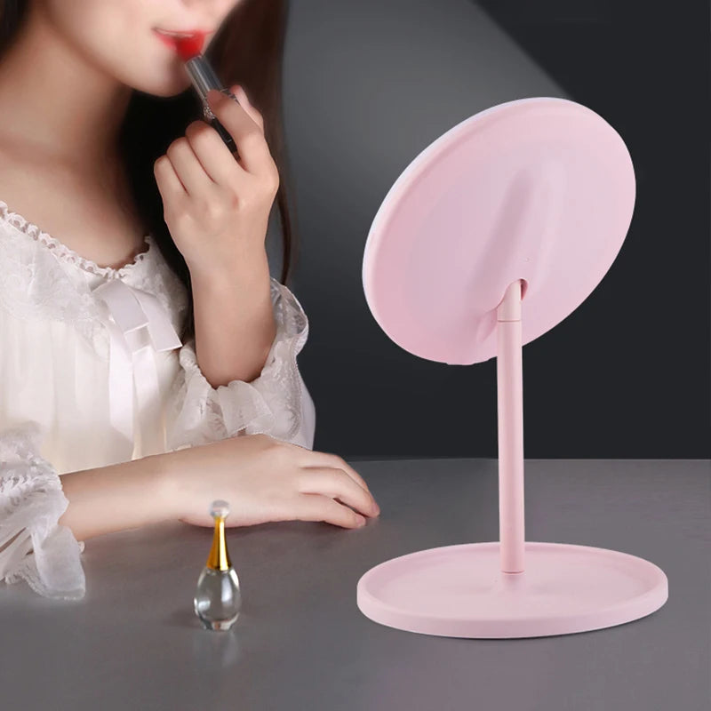 LumiGlow™ Dimmable LED Cosmetic Ring Light Mirror