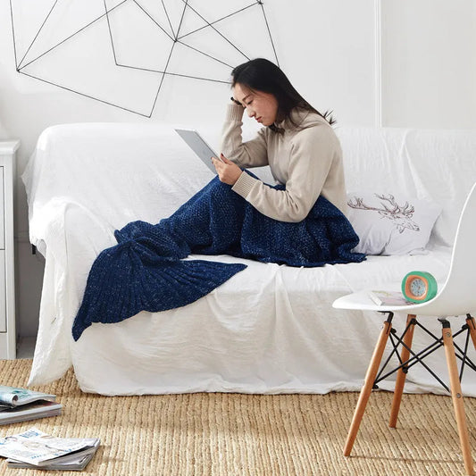MermaidDream™ - Cozy Kids’ Mermaid Blanket