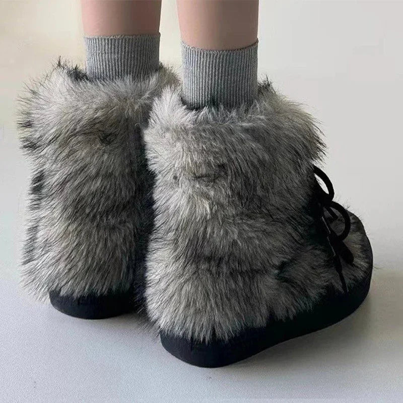 Cozy Fur-Lined Winter Boots