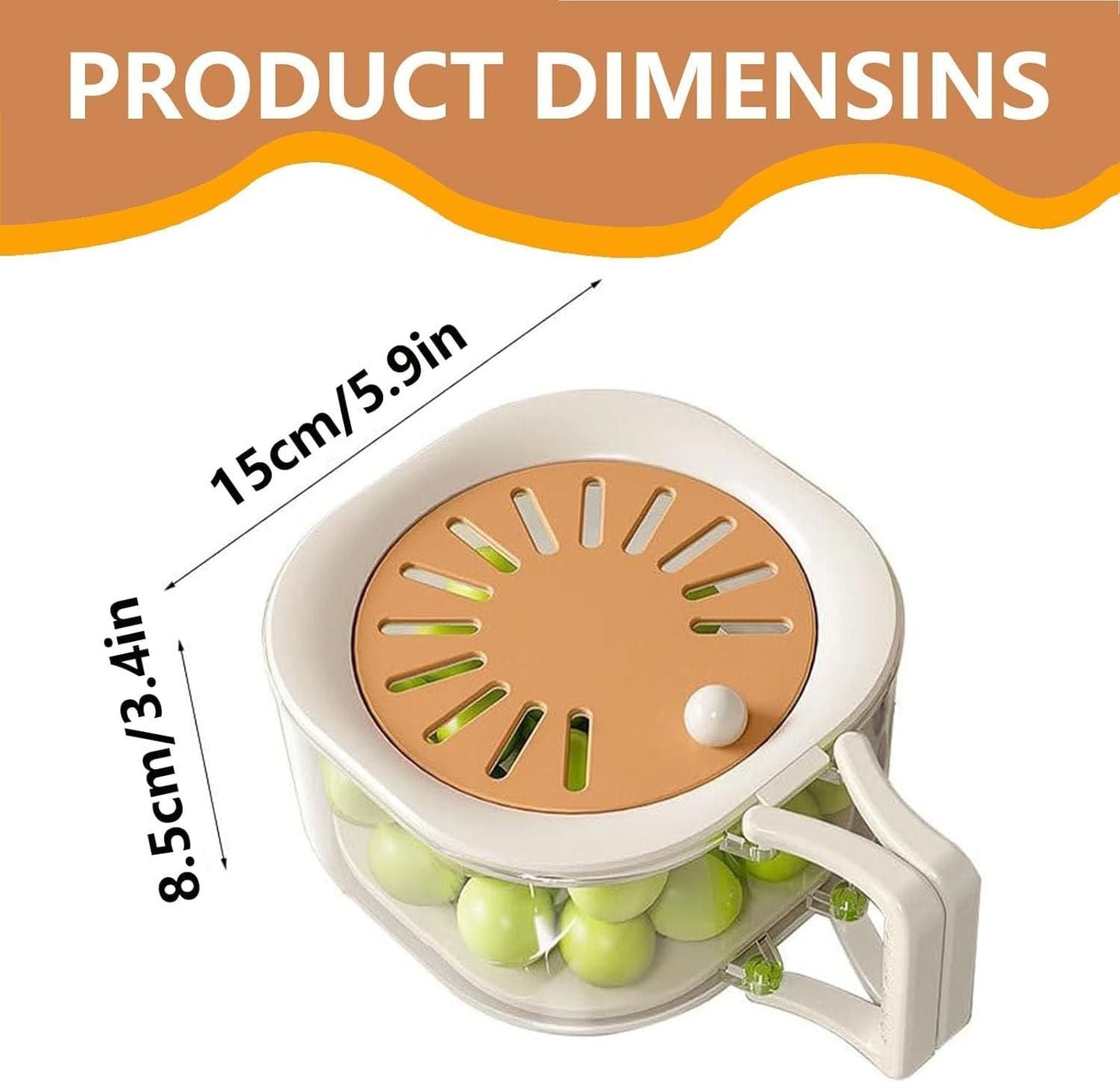 FreshNest™ - Multipurpose Fruit & Vegetable Drain Basket