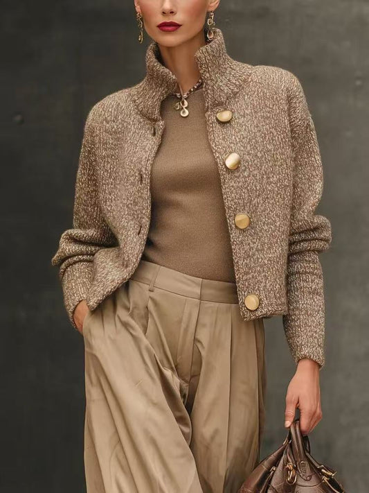 Tailored Wool Blend Jacket
