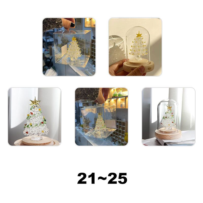 HolidayGlow™ - Creative Glass Christmas Ornaments for Festive Decor