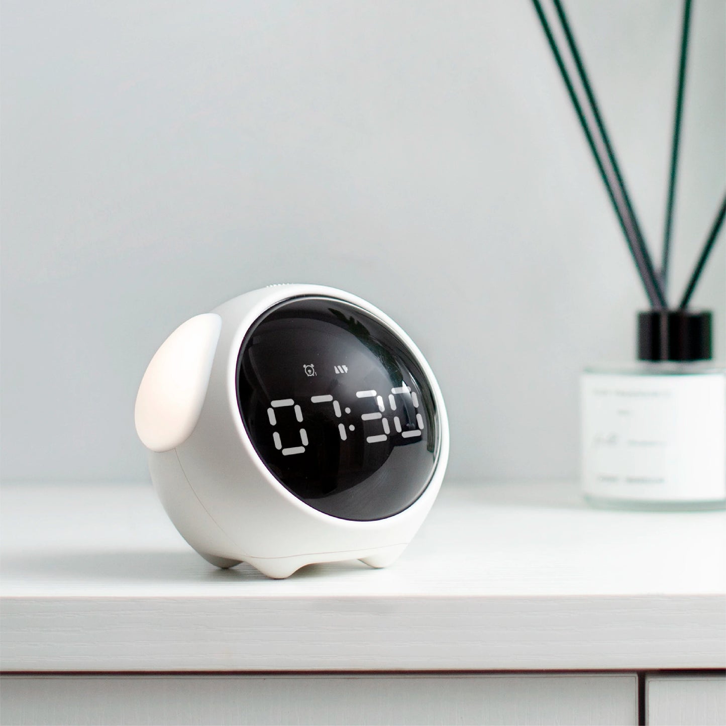 Kawaii Cute LED Alarm Clock with Night Light for Kids