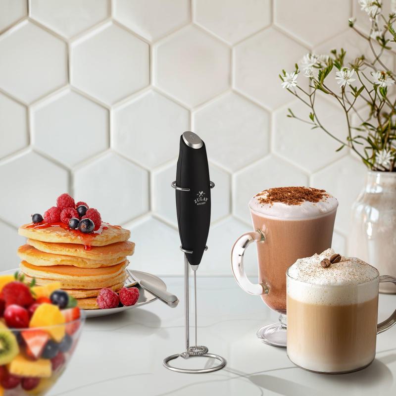 FrothEase™ - Handheld Milk Frother with Stand