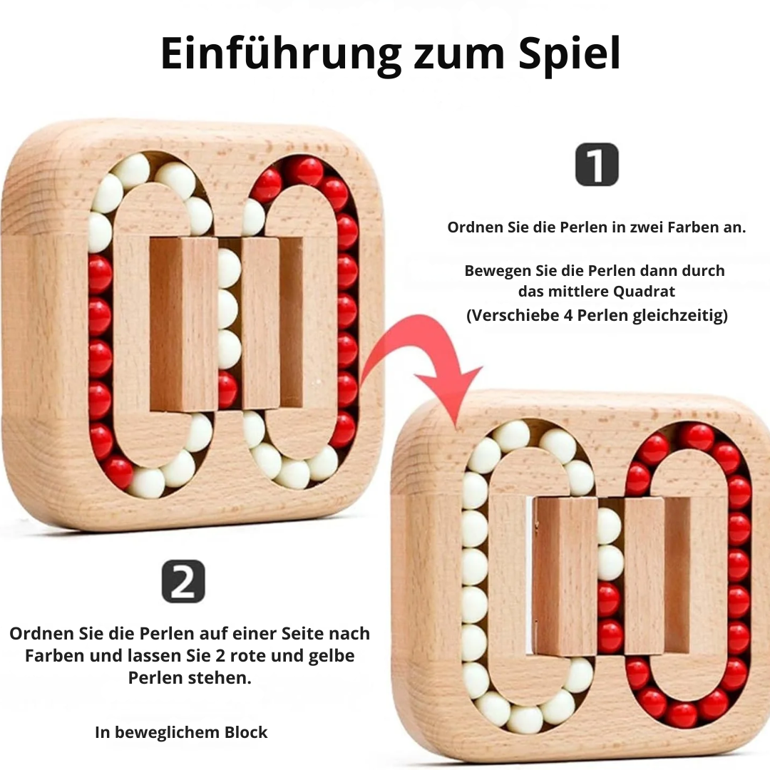 Rotatable Wooden Puzzle Toy for Focus and Stress Relief