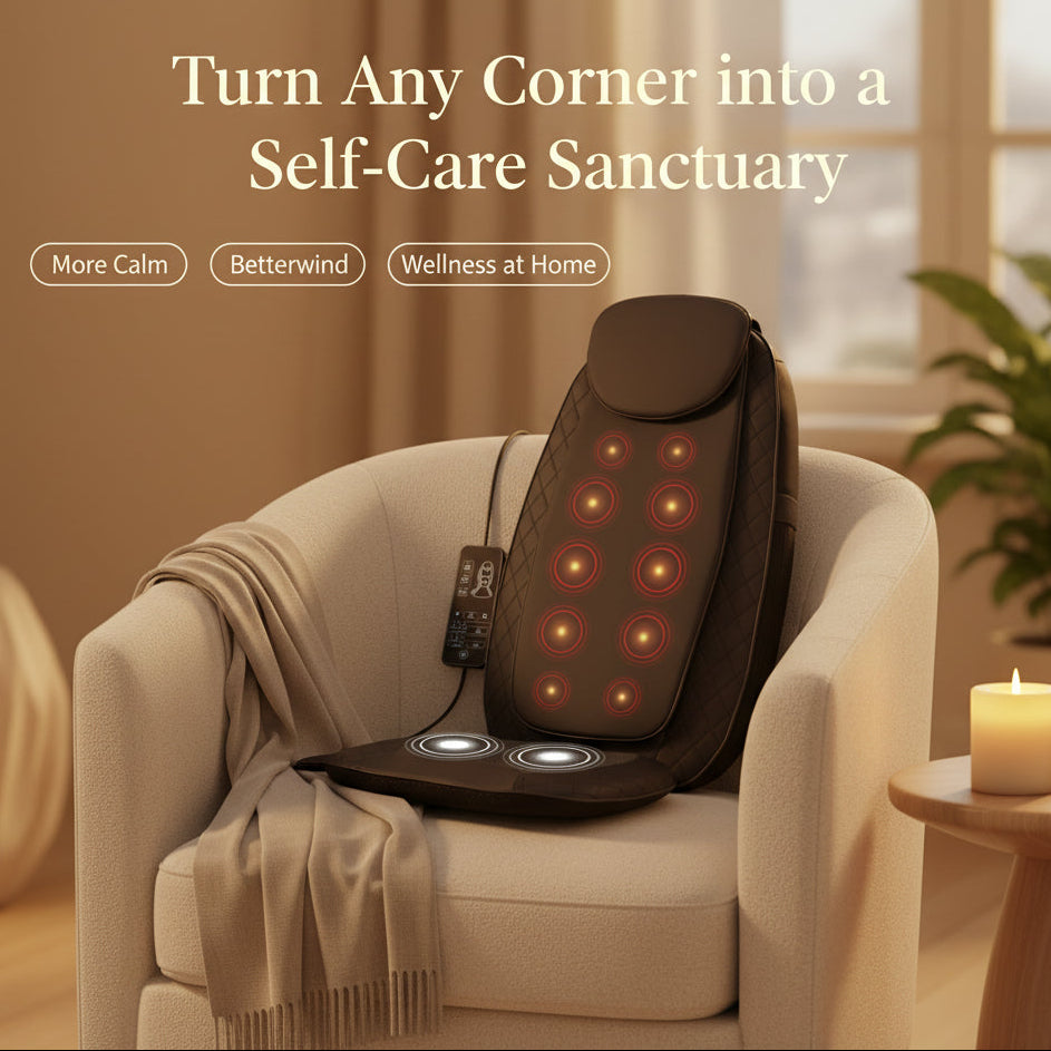 RelaxEase - Melt Away Back Pain with Deep Heat Massage