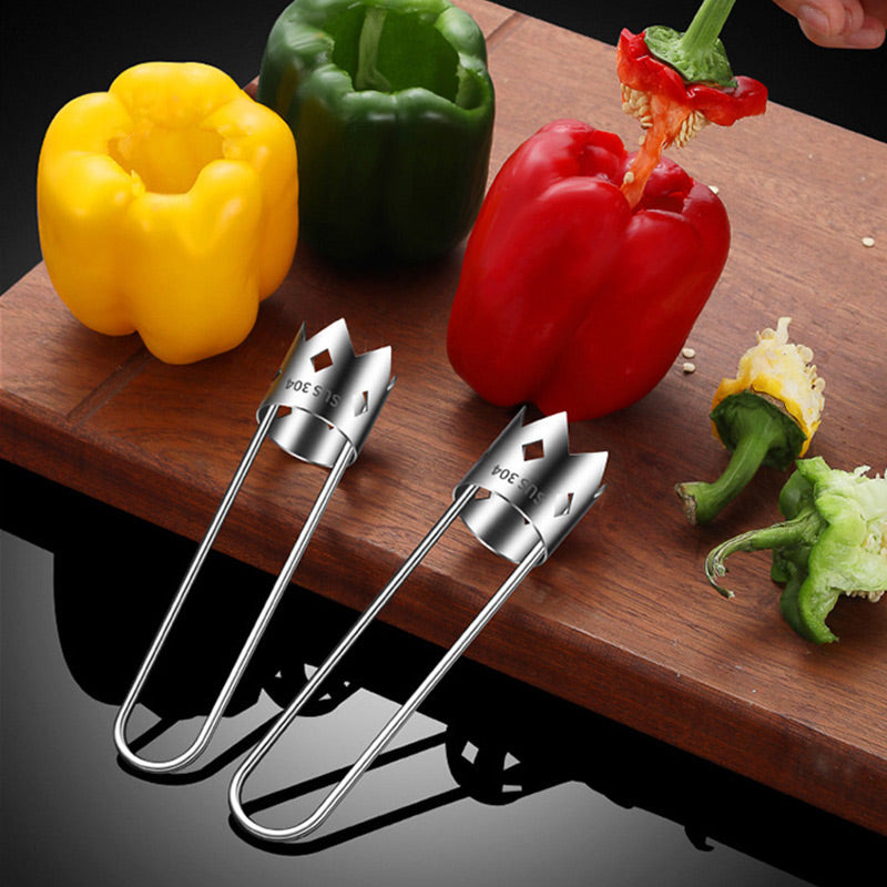CoreEase™ - Universal Stainless Steel Fruit Corer for Easy Core Removal