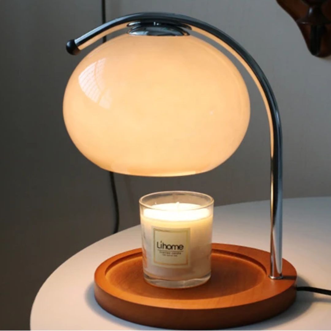 Elegant Retro Glass Table Lamp