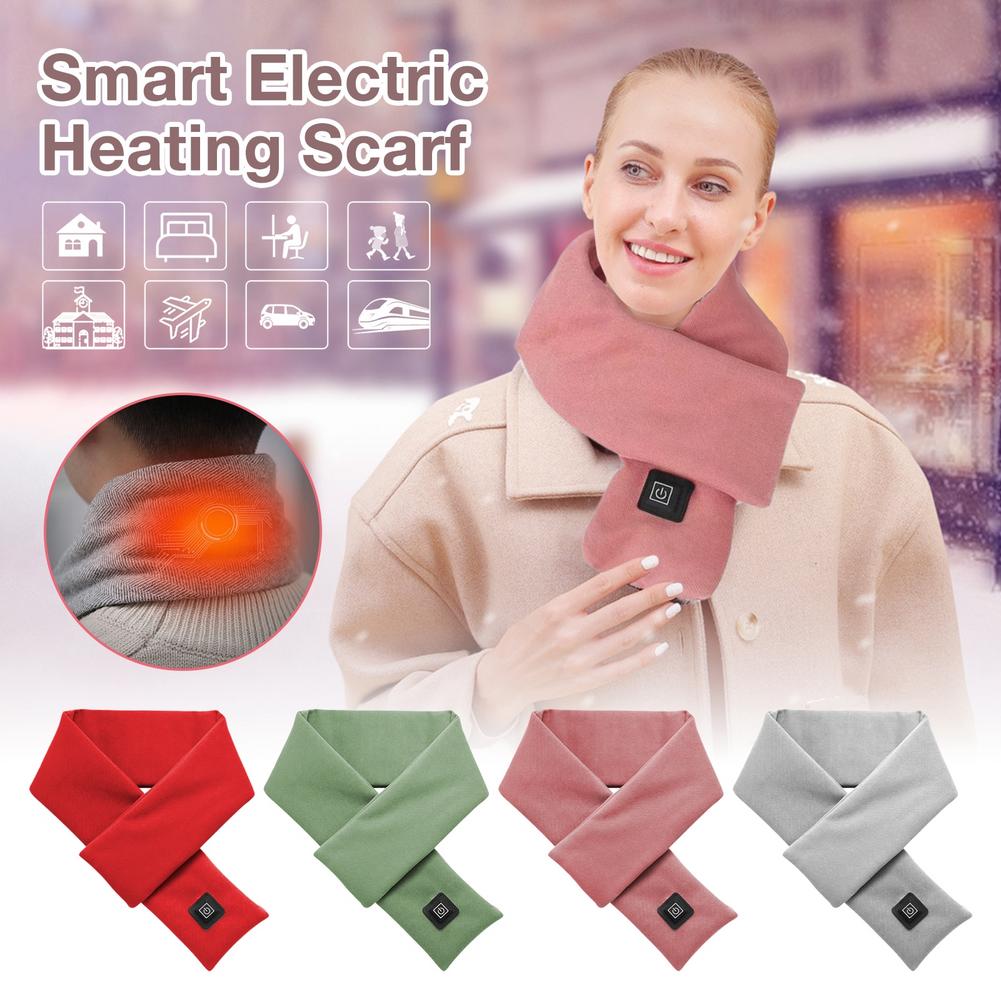 Cozy Electric Heated Scarf for Winter Warmth