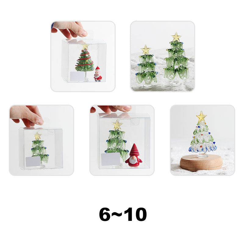 HolidayGlow™ - Creative Glass Christmas Ornaments for Festive Decor