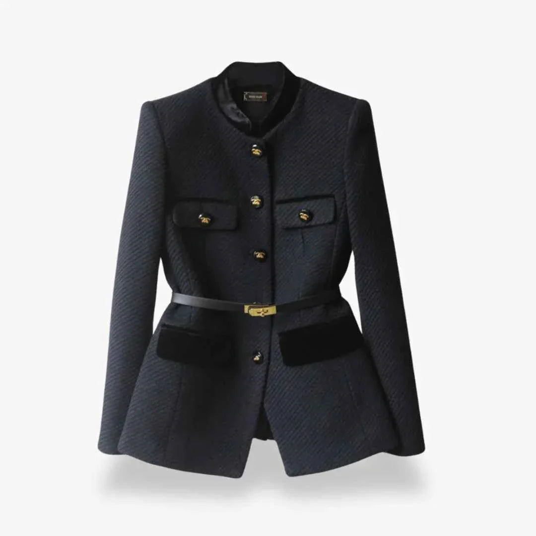 Tailored Tweed Blazer for Chic Office Style