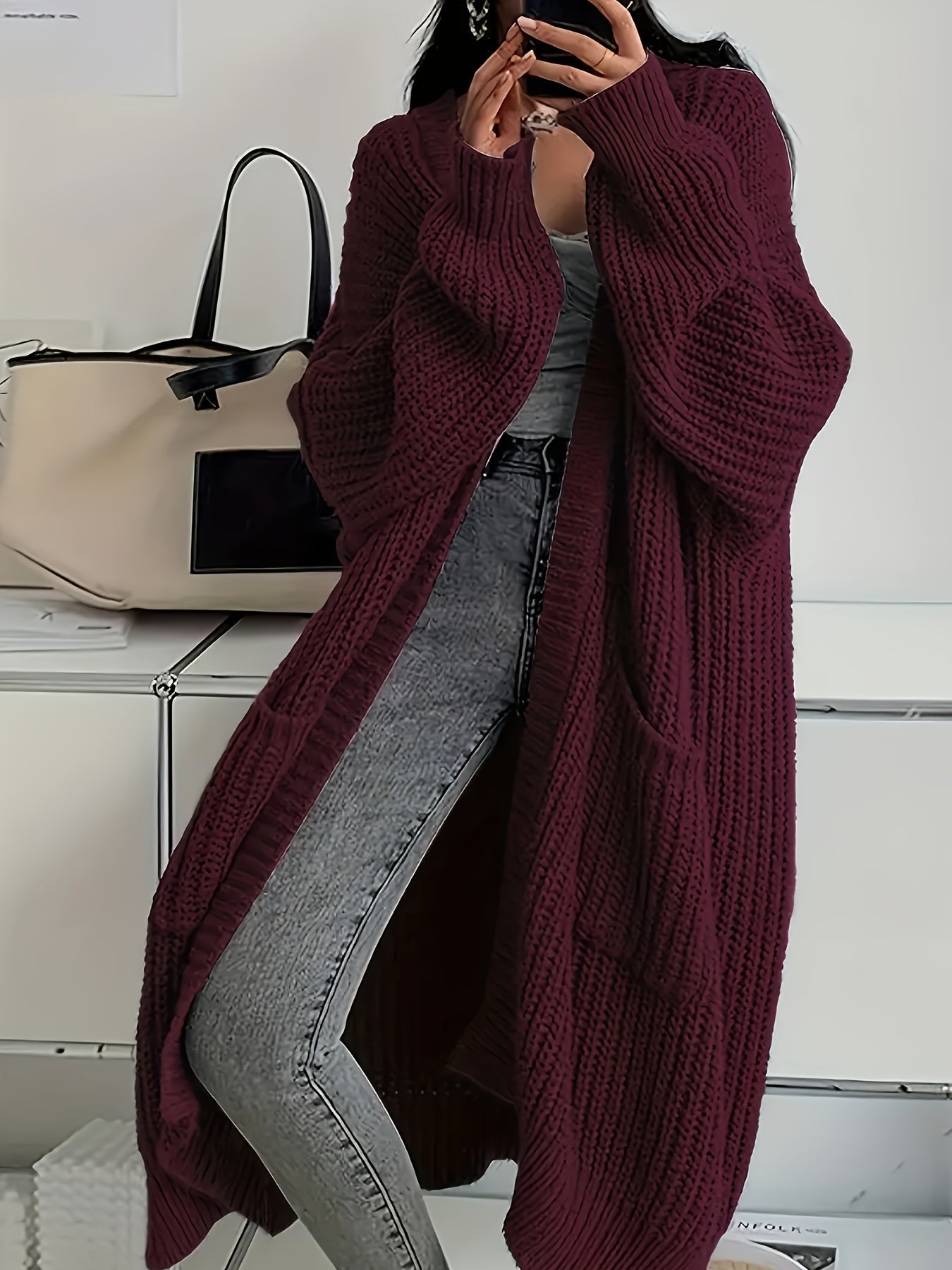 Cozy Belted Knit Cardigan for Women