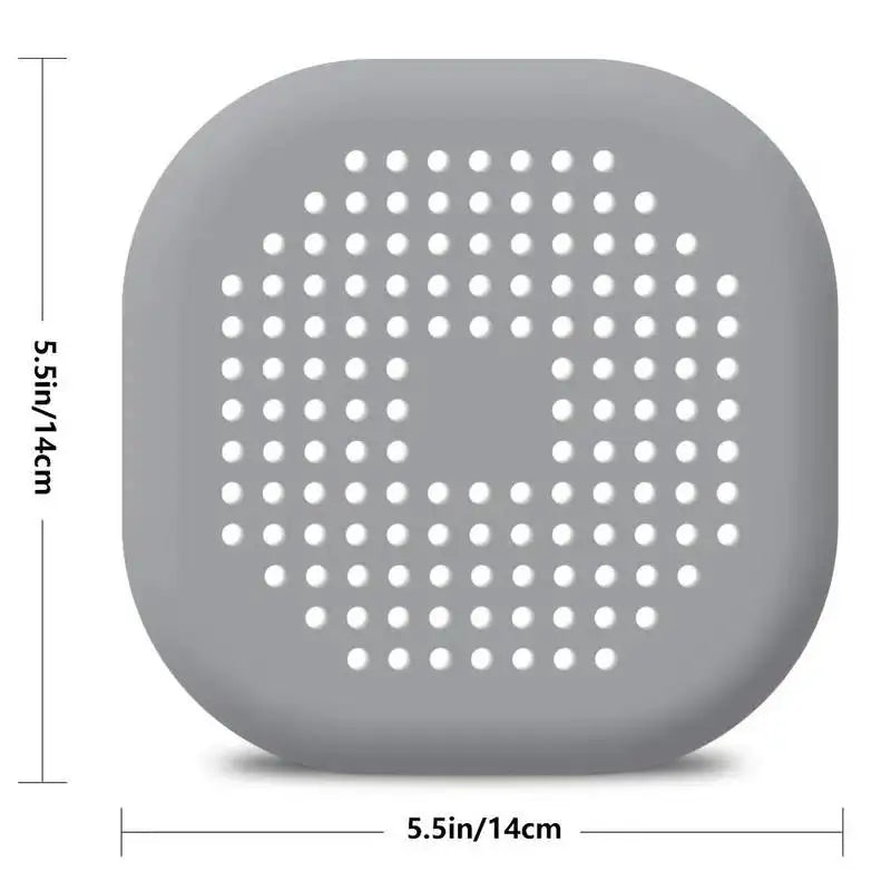 AquaFlow™ - Silicone Square Shower Drain Covers Set