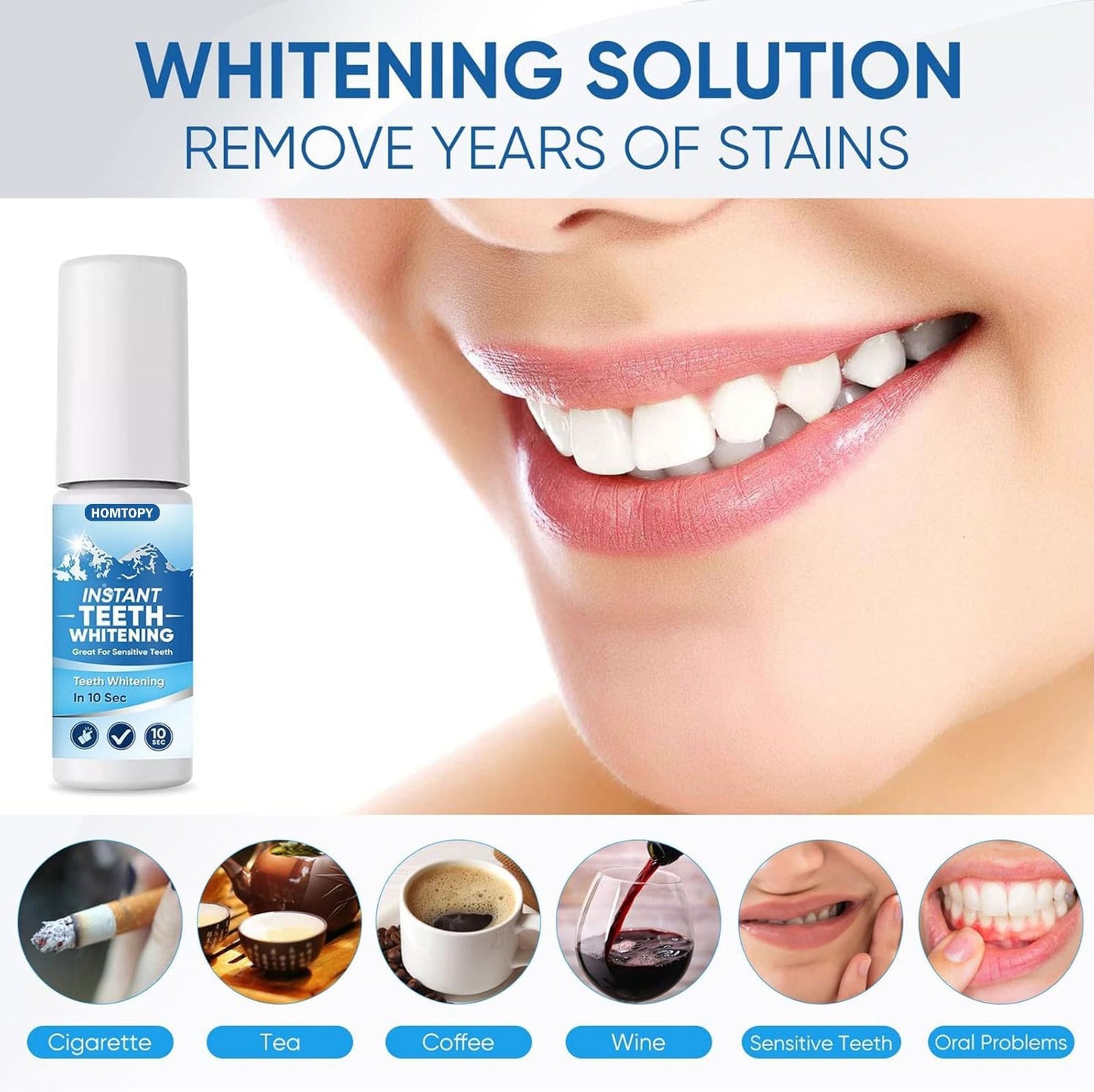 BrightSmile™ - Instant Teeth Whitening Pigment for Radiant Smile