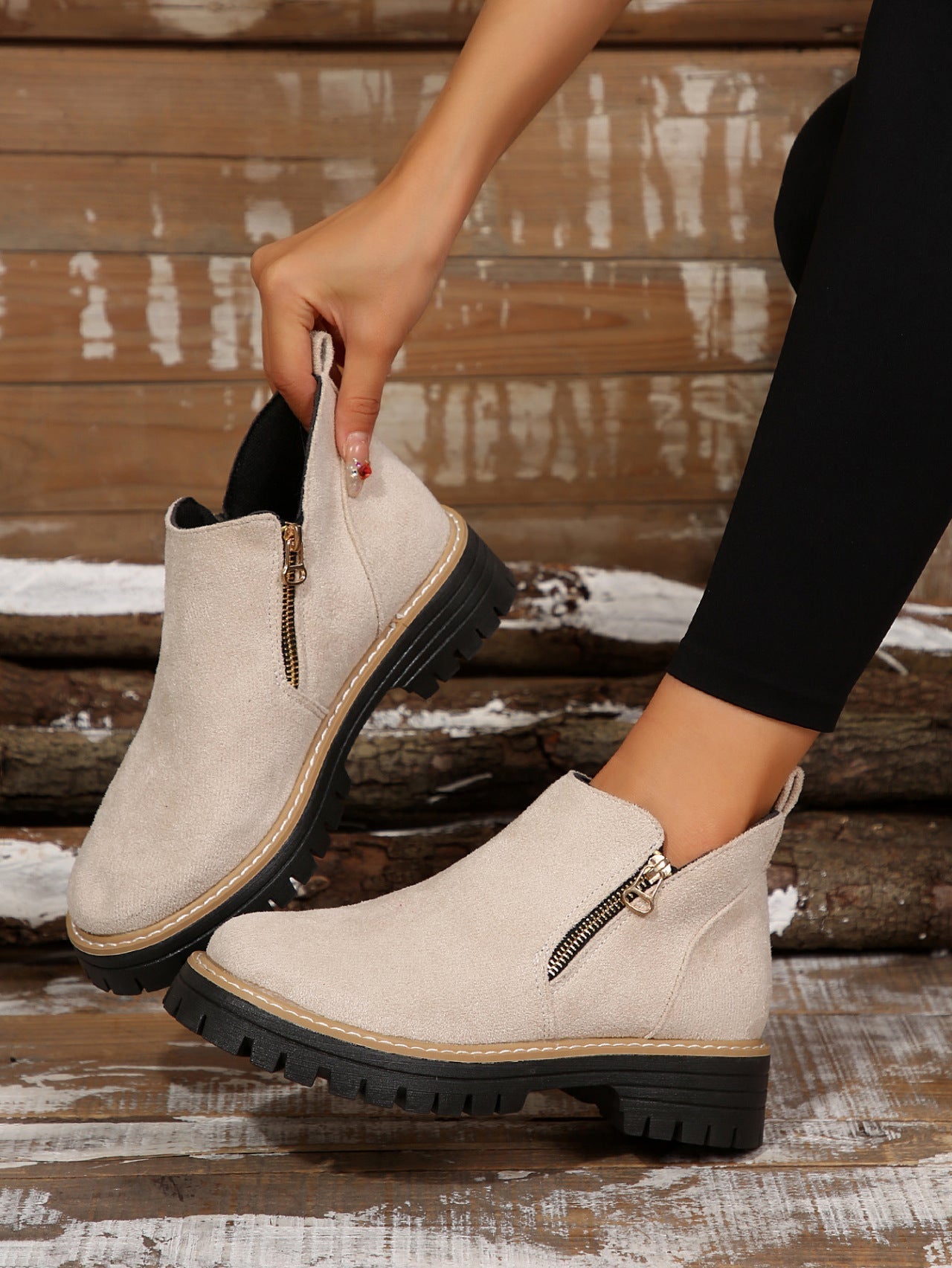 Chic Minimalist Ankle Boots for Women
