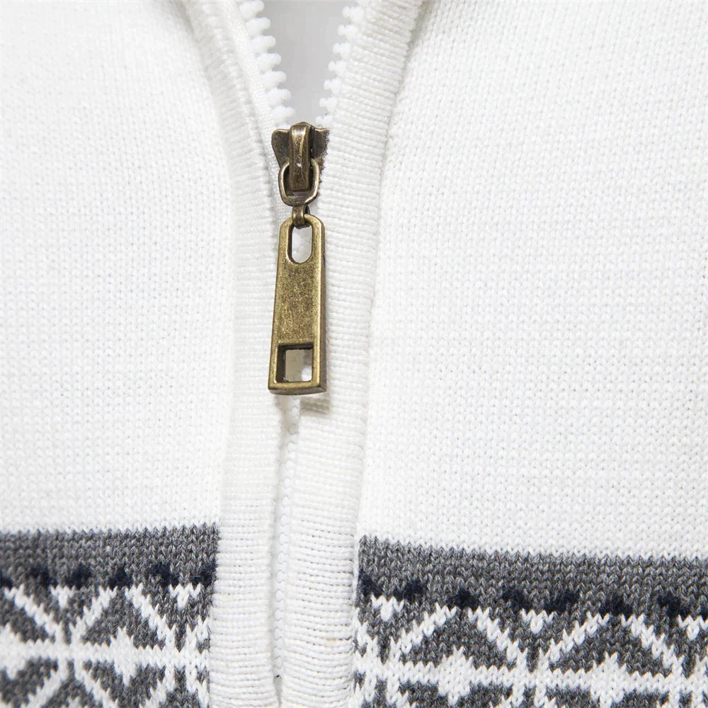Retro Chic Knit Sweater for Men