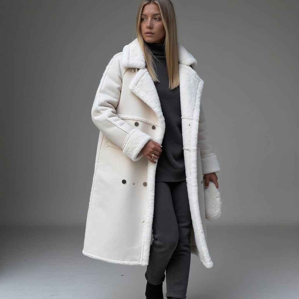 Luxeon™ - Elegant Suede Winter Coat