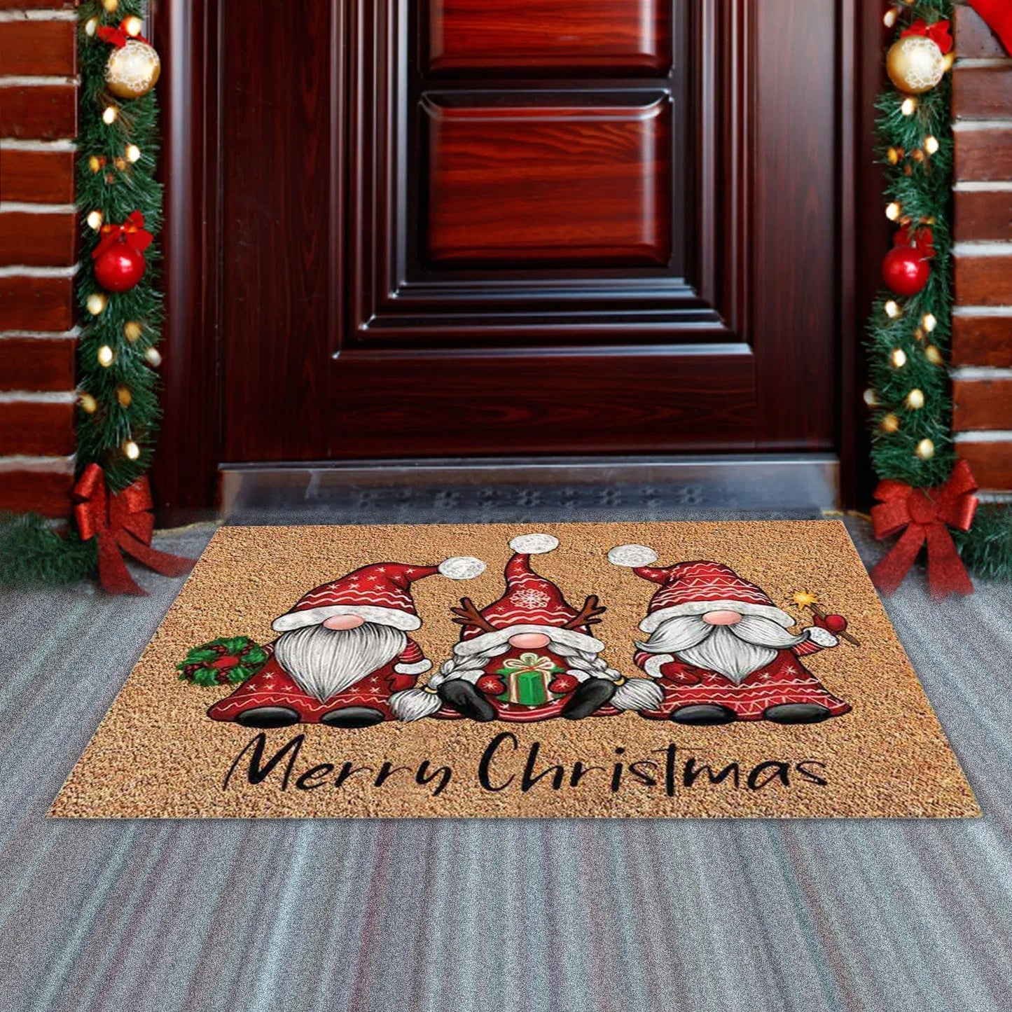 CozyGrove™ - Festive Christmas Gnome Doormat