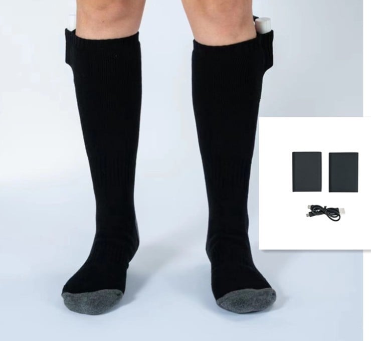 Nolan™ - Rechargeable Heated Socks for All-Day Warmth