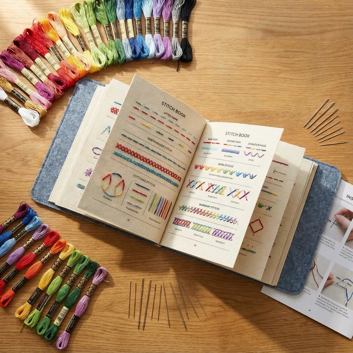 StitchCraft™ - Embroidery Handbook for Beginners