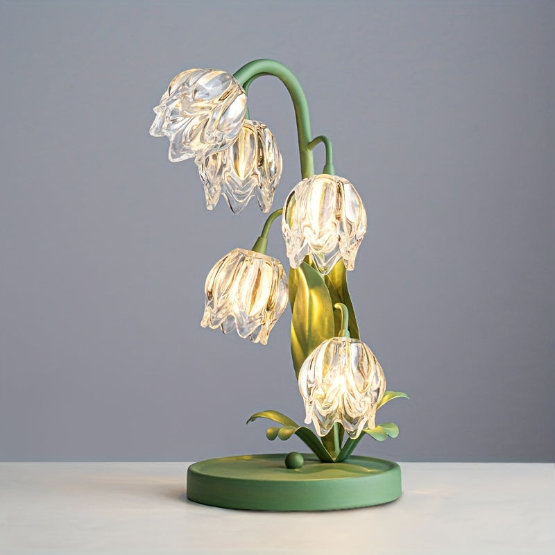 Flower-Shaped LED Table Lamp for Modern Home Decor