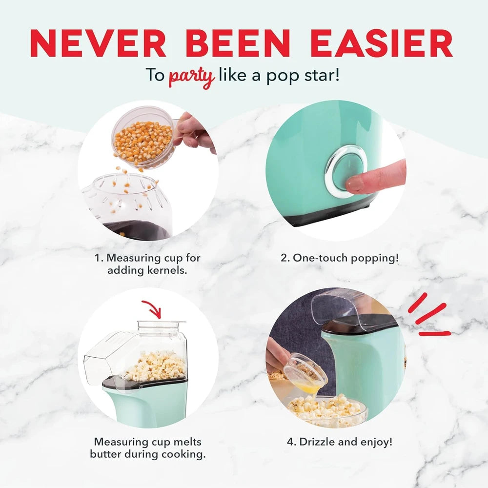 PopSleek - Guilt-Free Popcorn Ready In Minutes Without Oil
