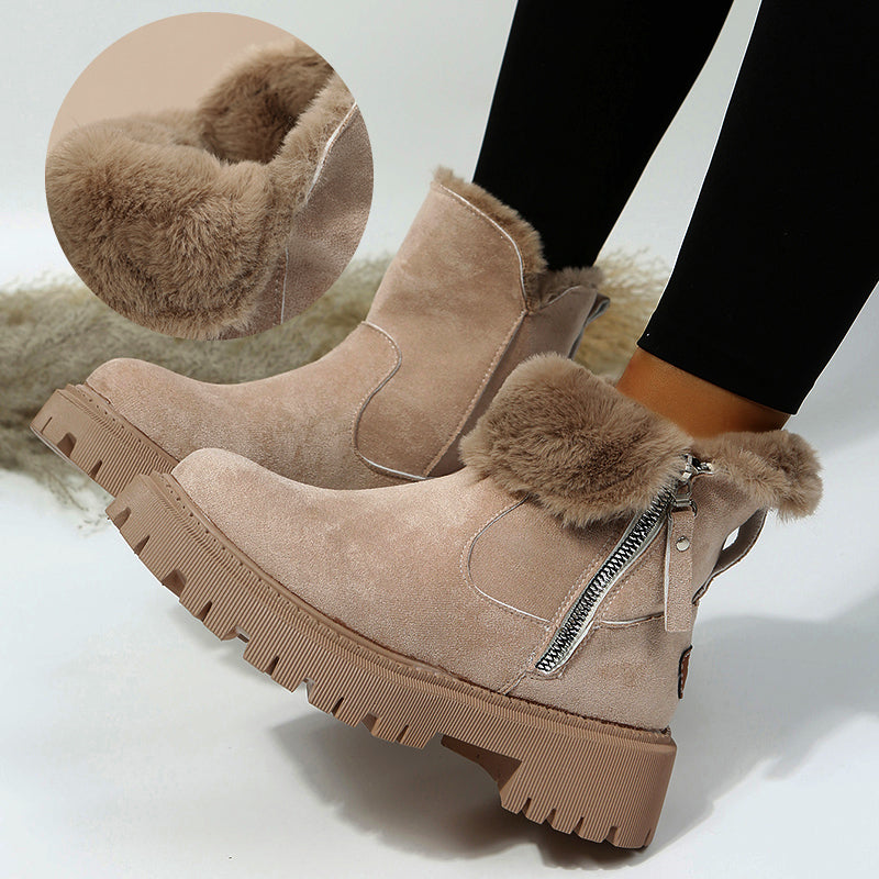 Cozy Suede Winter Boots