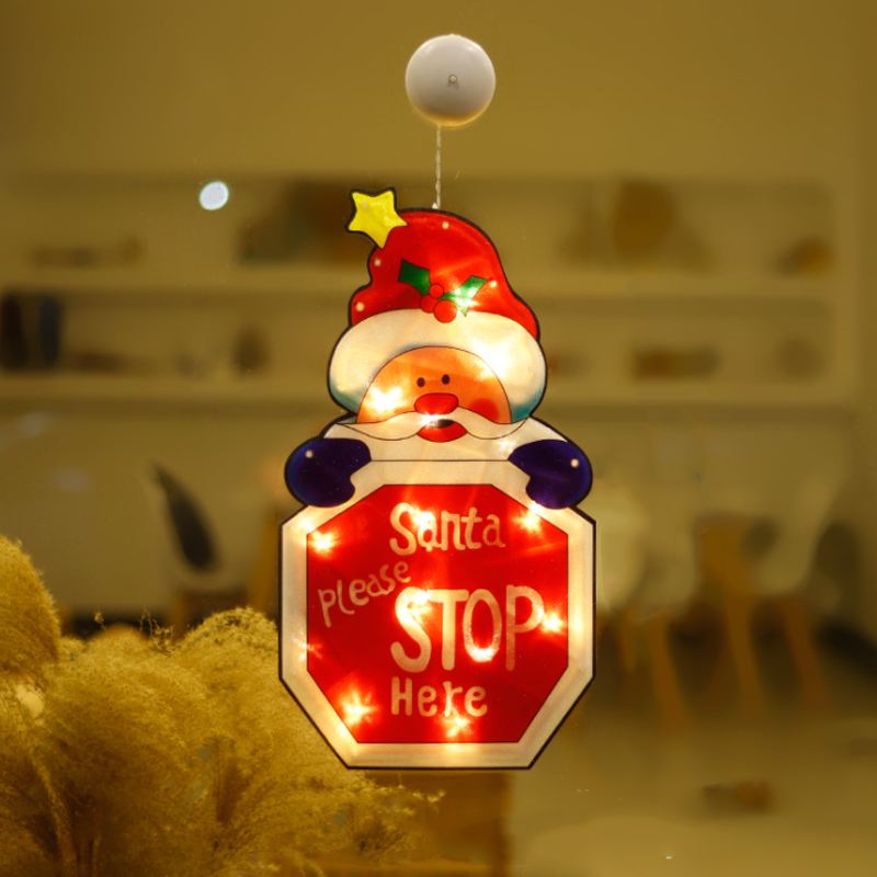 1+1 FREE | Festive Christmas Window Hanging Lights for Holiday Decor