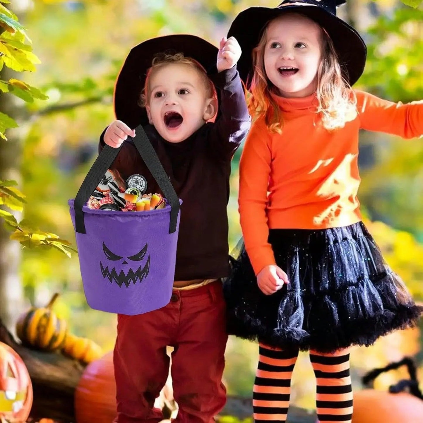 Glow-in-the-Dark Halloween Basket for Kids