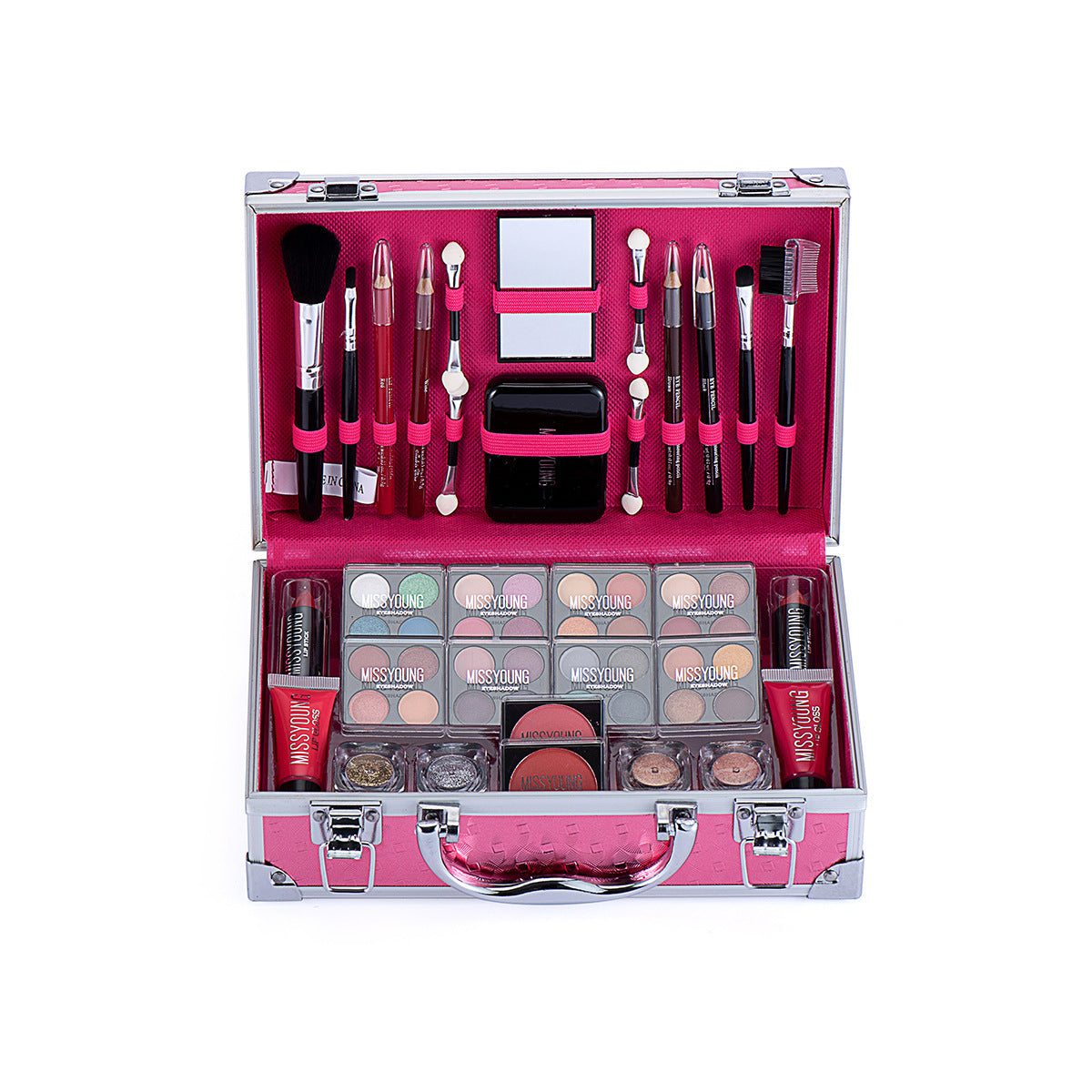 GlamAura™ - Vibrant Colorful Eyeshadow & Lipstick Set