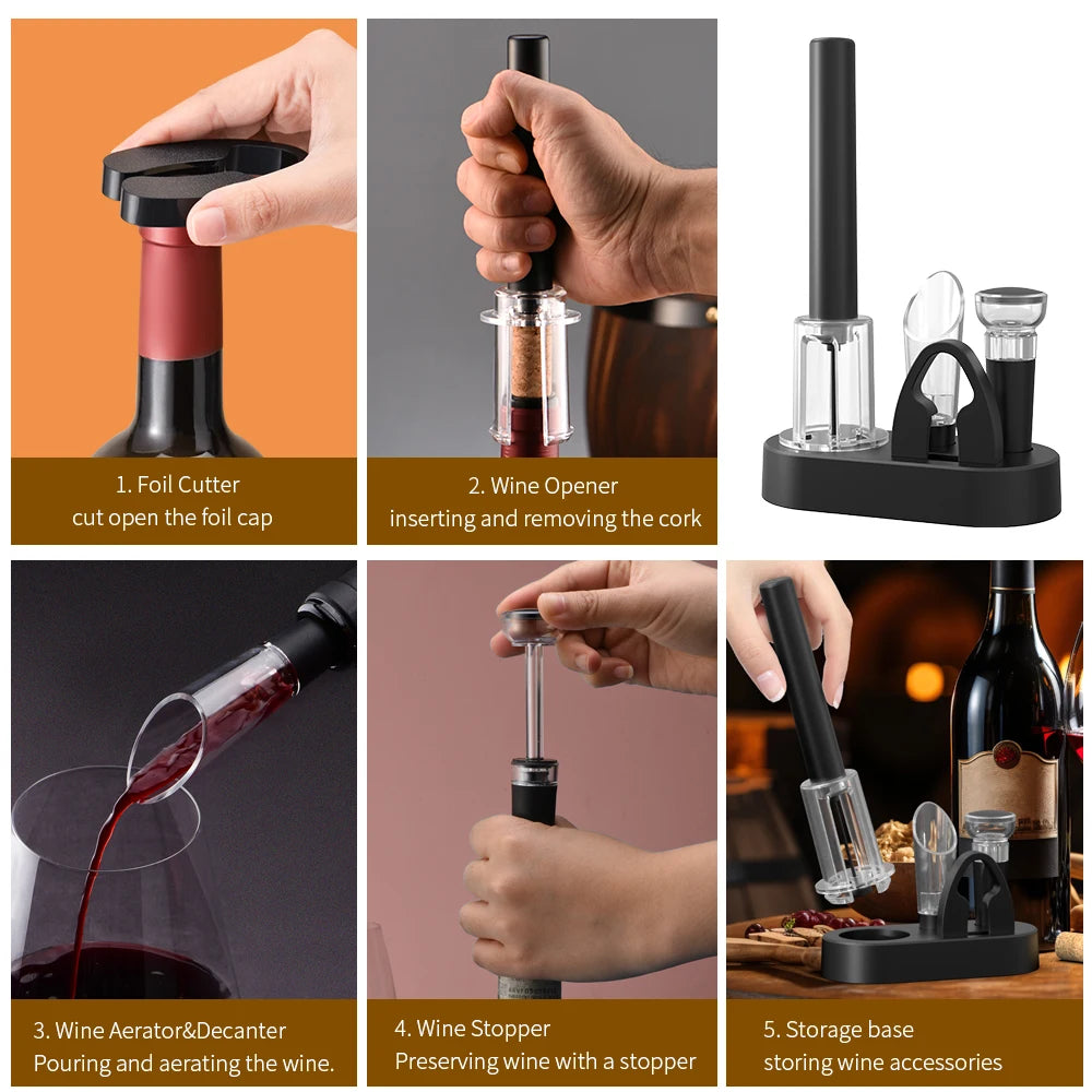 AirPop™ - Elegant Wine Opener Set