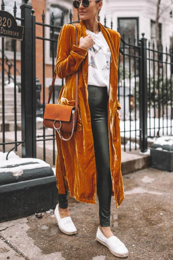 Velvet Kimono Coat for Cozy Stylish Layers