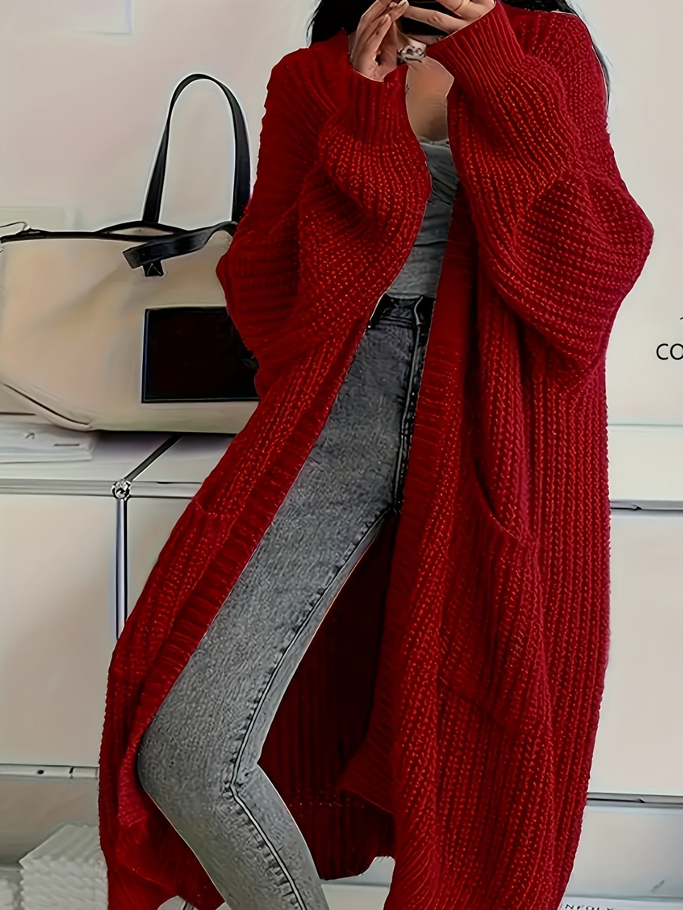Cozy Belted Knit Cardigan for Women
