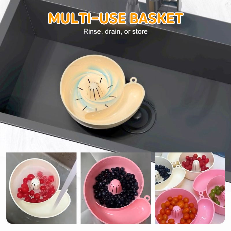 Liriox™ - Snail-Shaped Automatic Fruit & Veggie Washer