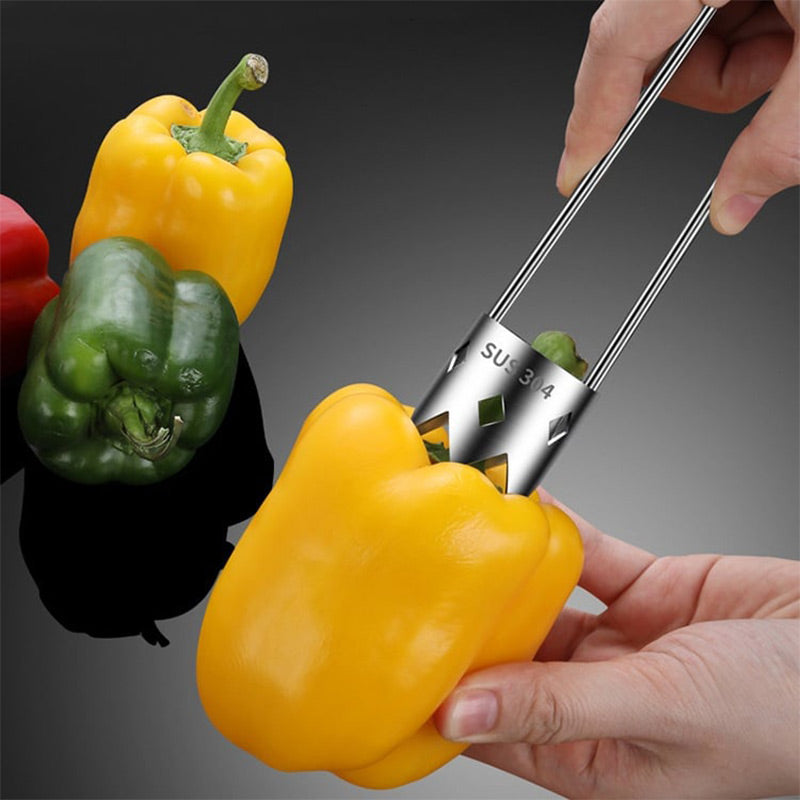 CoreEase™ - Universal Stainless Steel Fruit Corer for Easy Core Removal